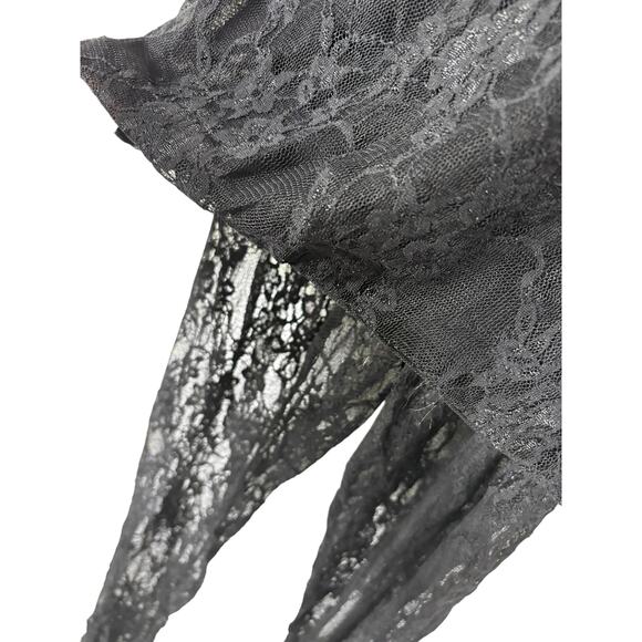 Somebodee The Bruna Lace Jumpsuit Dress Strapless Evening Goth Edgy Black Size S - Picture 11 of 12